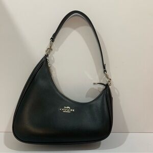 Coach Black Leather Shoulder Bag